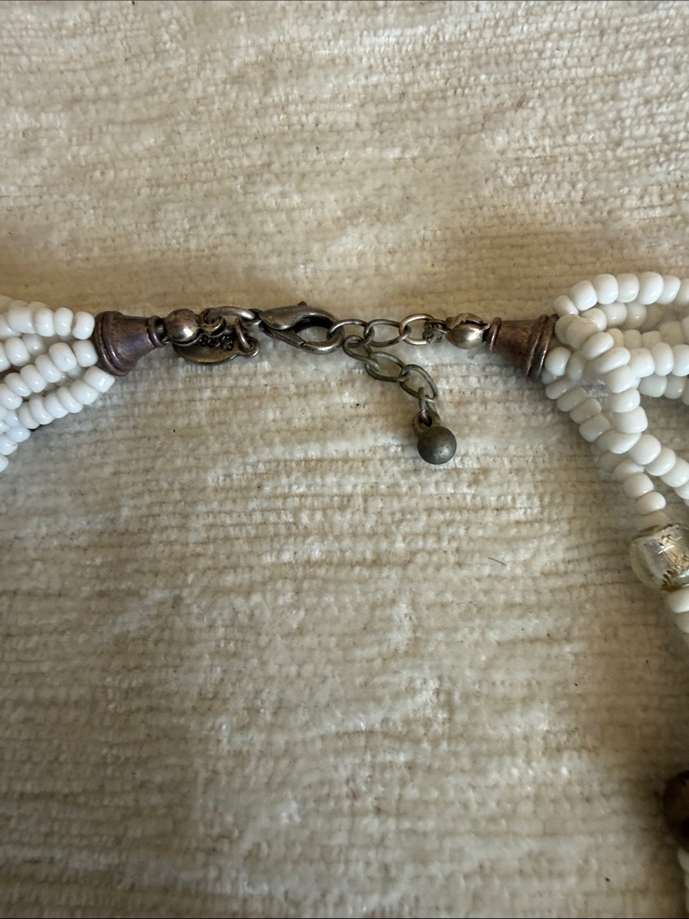 New Express Necklace, 8 layer beaded choker - Picture 3 of 3